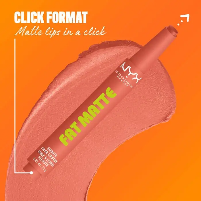 Fat Matte Smooth Color Lipstick Cashmere Cutie - Image 5