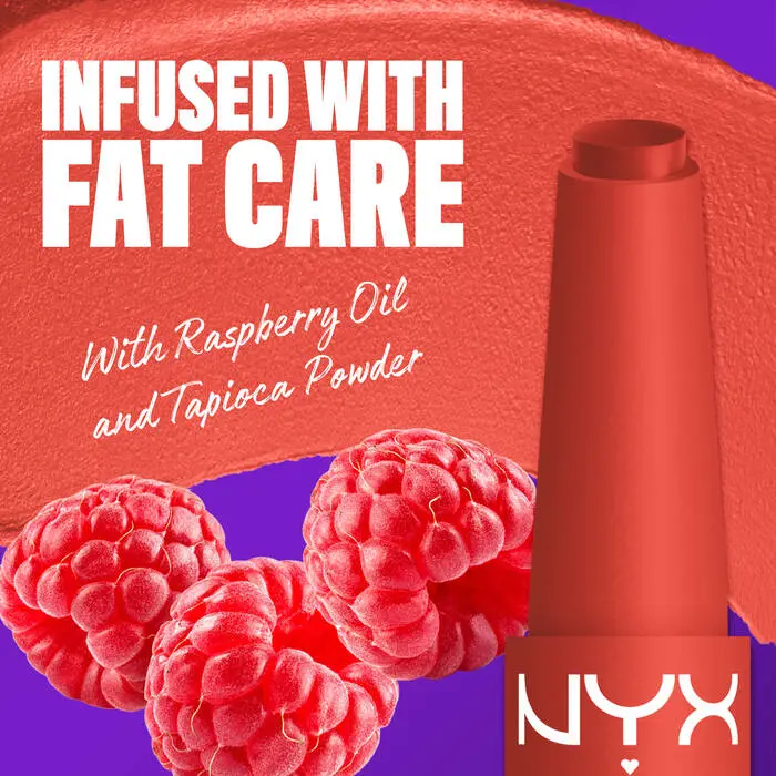 Fat Matte Smooth Color Lipstick Coral Cuddlin' - Image 3