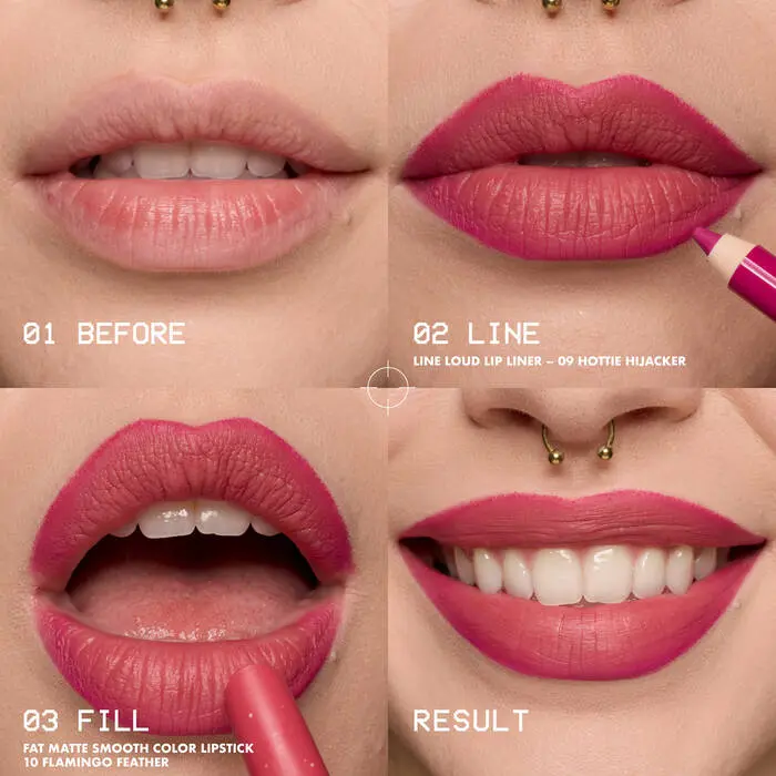Fat Matte Smooth Color Lipstick Hibiscus Hug - Image 4
