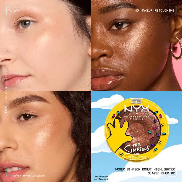 Homer Simpson Donut Highlighter Glazed Over 02 Deep - Image 2