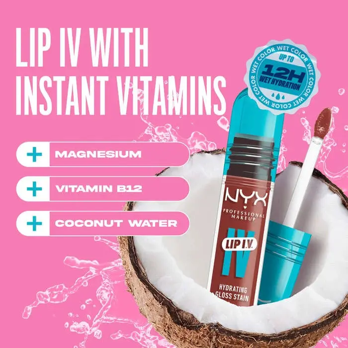 Lip IV Hydrating Gloss Drippin' Nude - Image 4