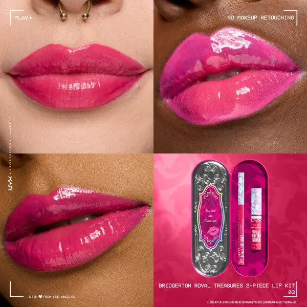 x Bridgerton Royal Treasures Duo Lipkit 03 Summer Fruit + Rumor Has It - Image 3