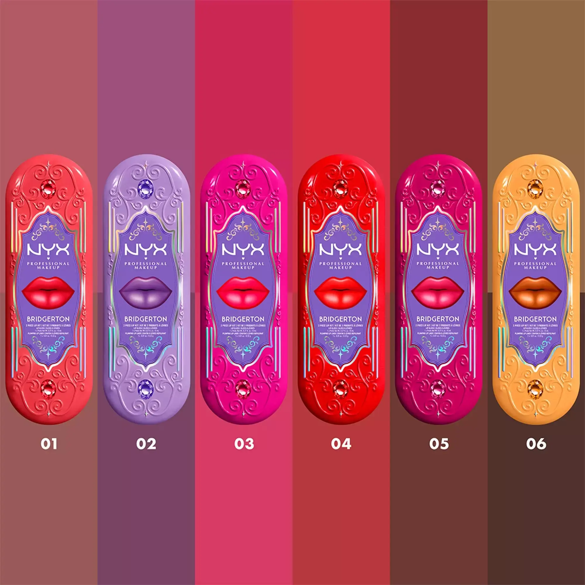 x Bridgerton Royal Treasures Duo Lipkit 03 Summer Fruit + Rumor Has It - Image 7