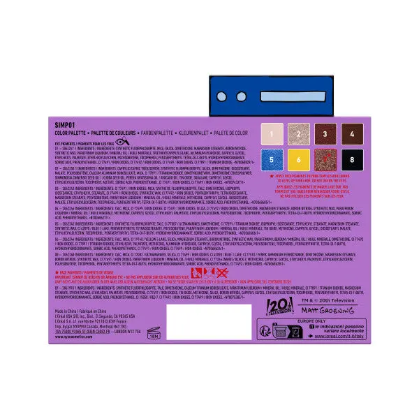 Simpson Family Eyeshadow Palette - Image 7