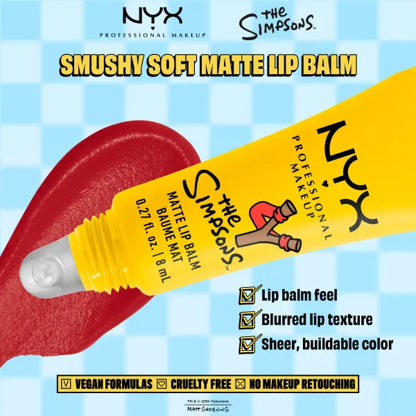 Simpson Smushy Blurred Finish Matte Lip Balm Bart Rebel Red - Image 3