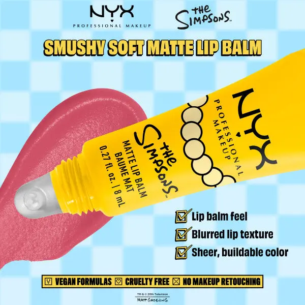 Simpson Smushy Blurred Finish Matte Lip Balm Lisa Smarty Pink - Image 3