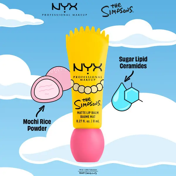 Simpson Smushy Blurred Finish Matte Lip Balm Lisa Smarty Pink - Image 4