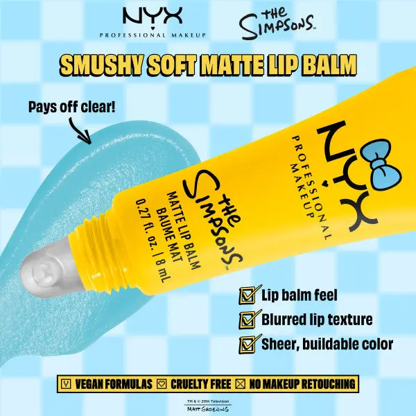 Simpson Smushy Blurred Finish Matte Lip Balm Maggie Peekaboo Blue - Image 3