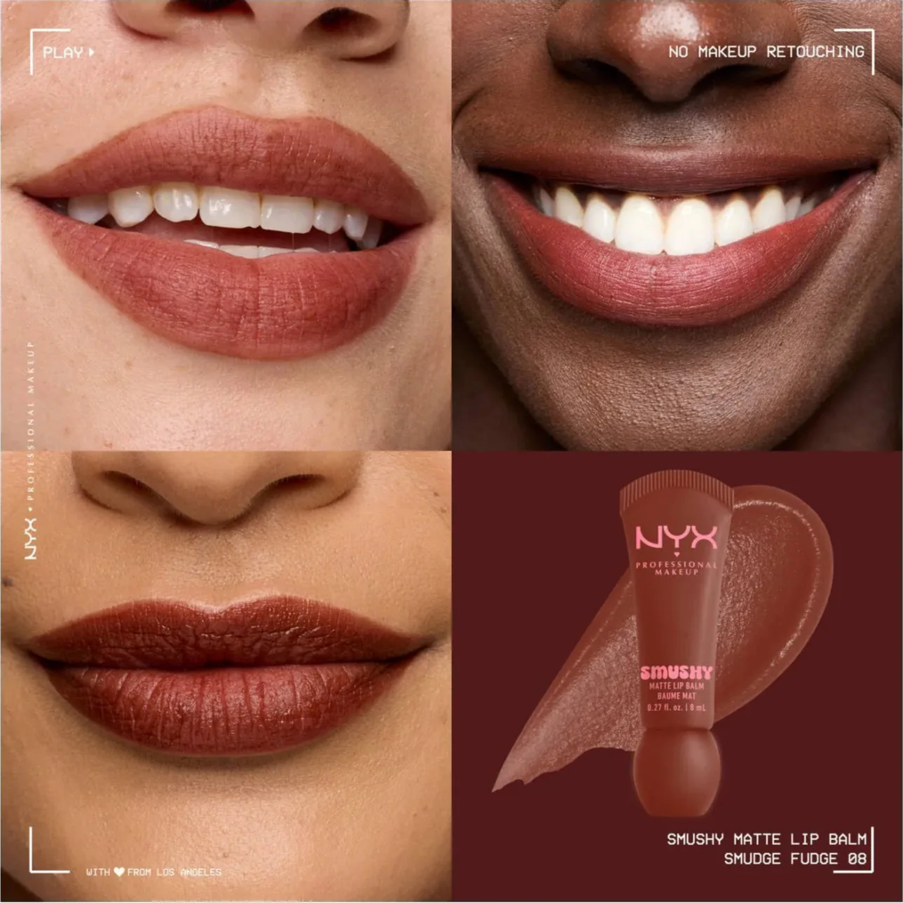 Smushy Matte Lip Balm Smudge Fudge - Image 2