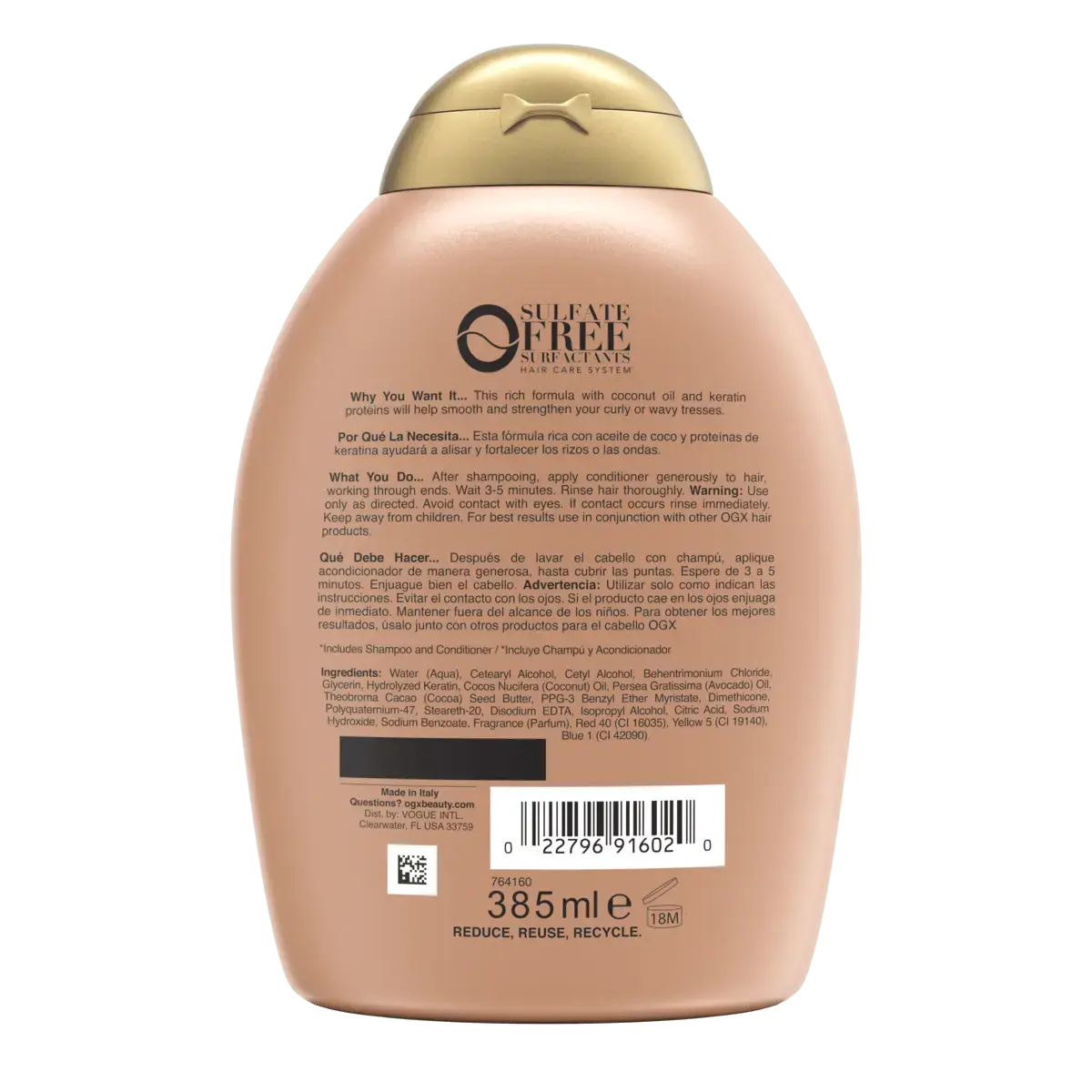 Ever Straight Brazilian Keratin Smooth Conditioner - Image 2