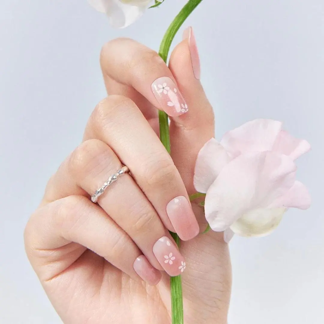 Semi Cured Gel Nail Strips N Blossom - Image 2