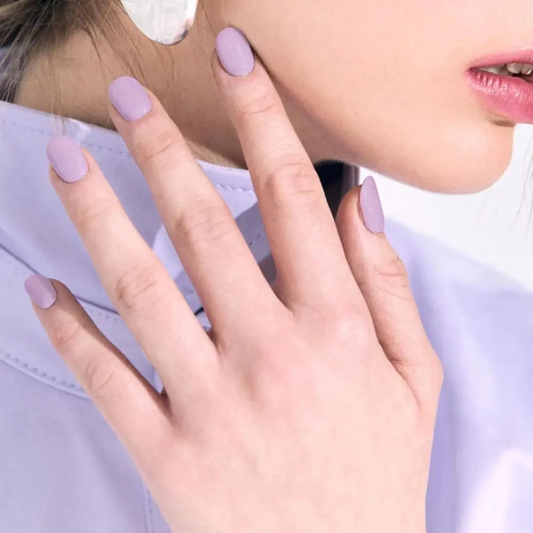 Semi Cured Gel Nail Strips N Blueberry Jam - Image 2
