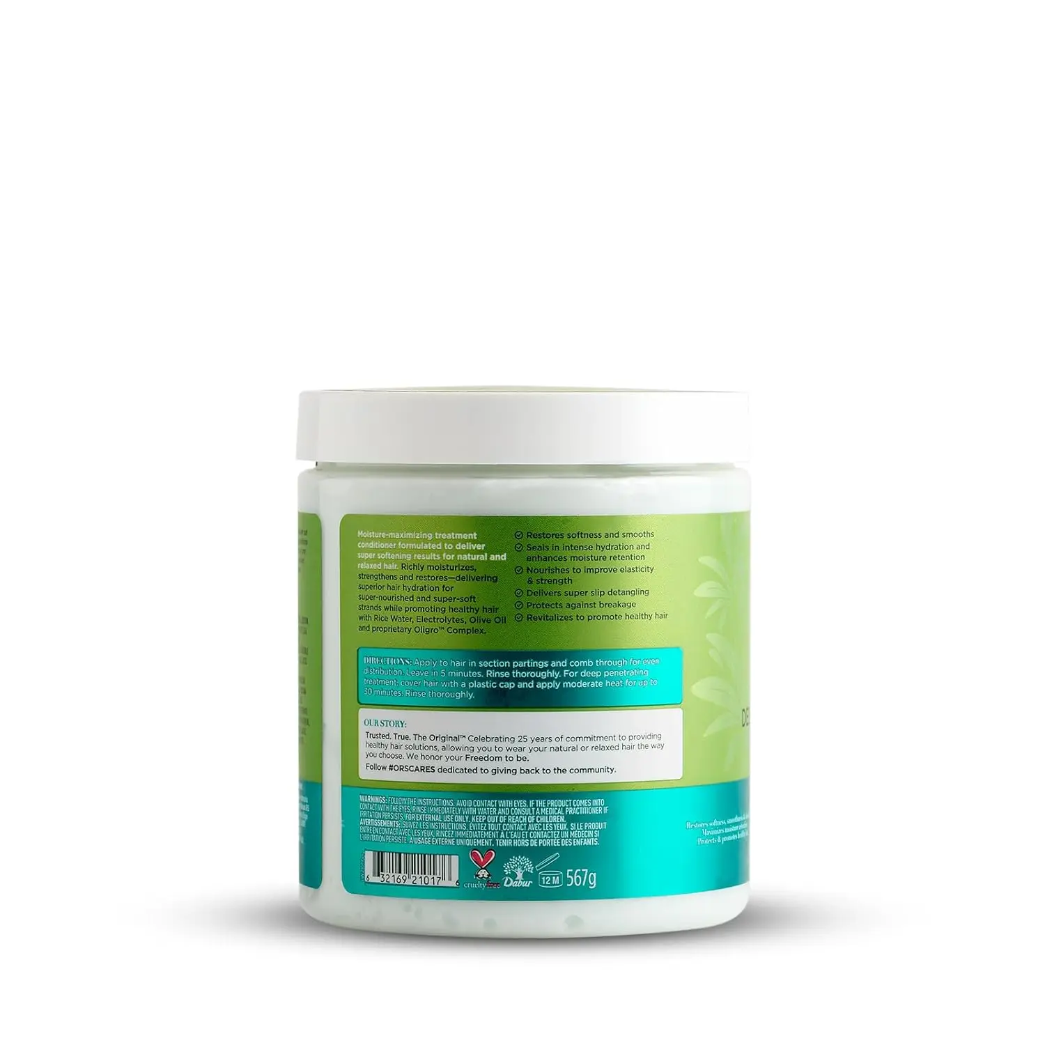 Olive Oil Max Moisture Rice Water Deep Conditioner - Image 3