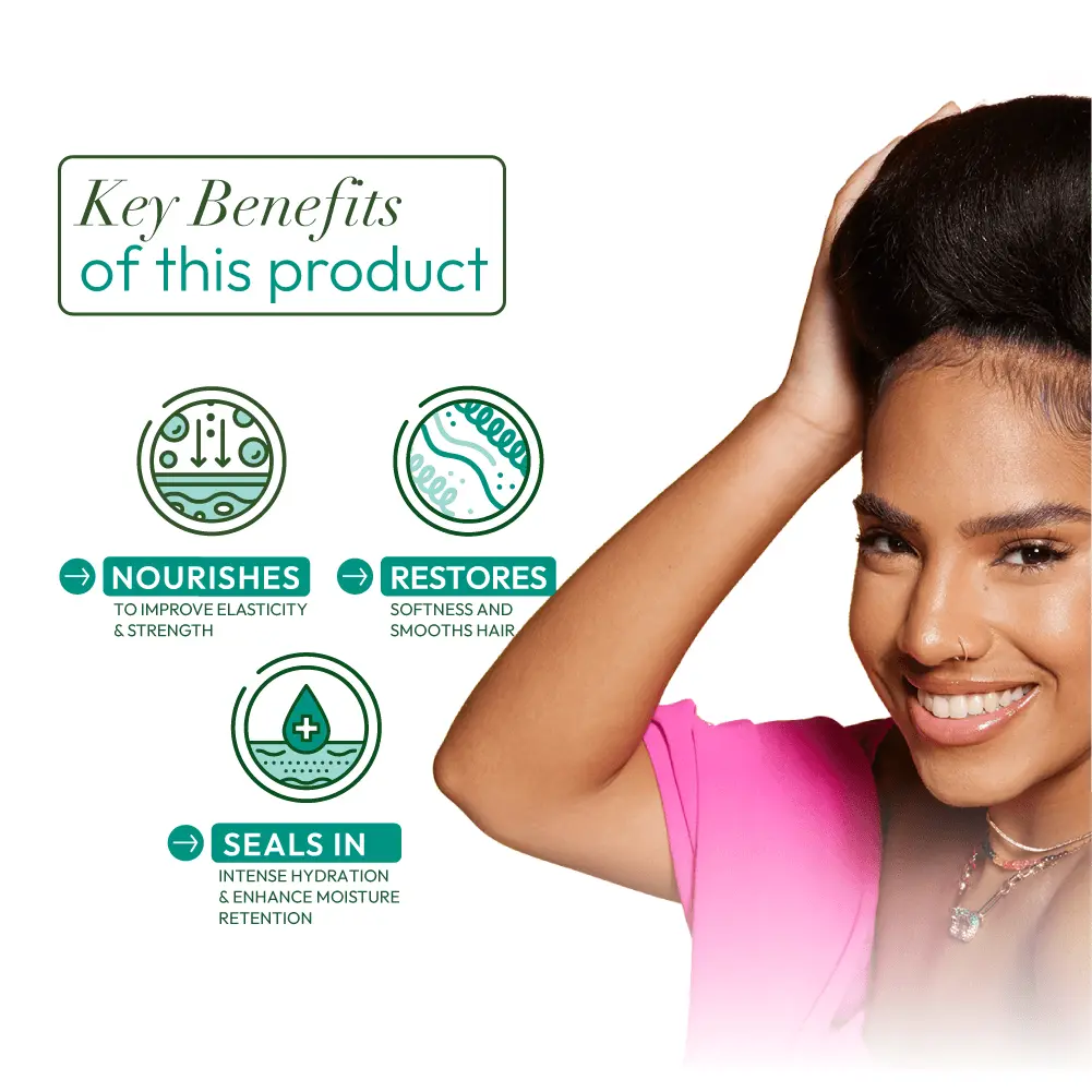 Olive Oil Max Moisture Rice Water Deep Conditioner - Image 4