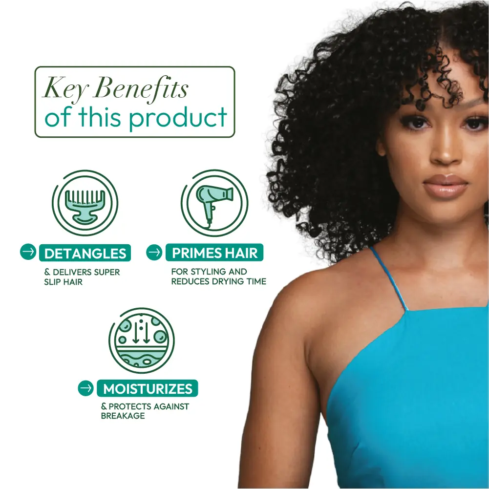 Olive Oil Max Moisture Rice Water Leave-in Conditioner - Image 4