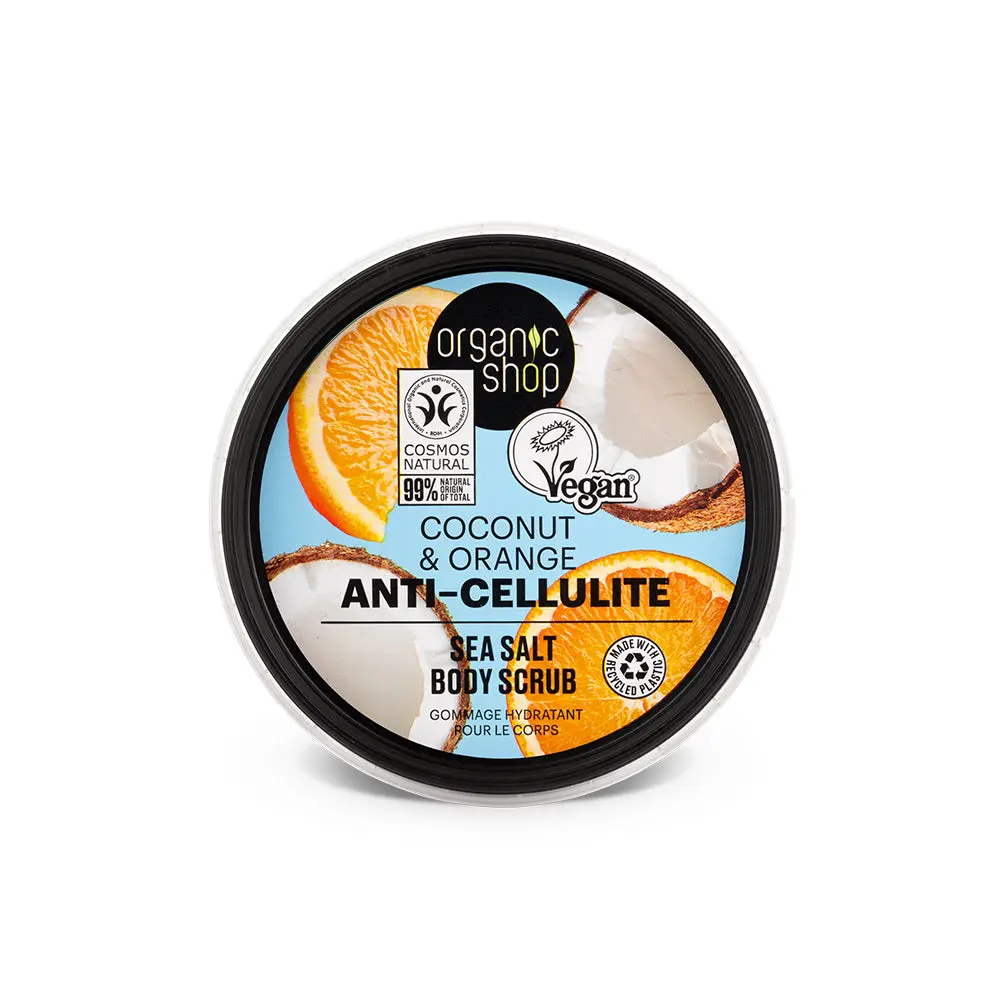 Anti-Cellulite Sea Salt Body Scrub Coconut & Orange - Image 3