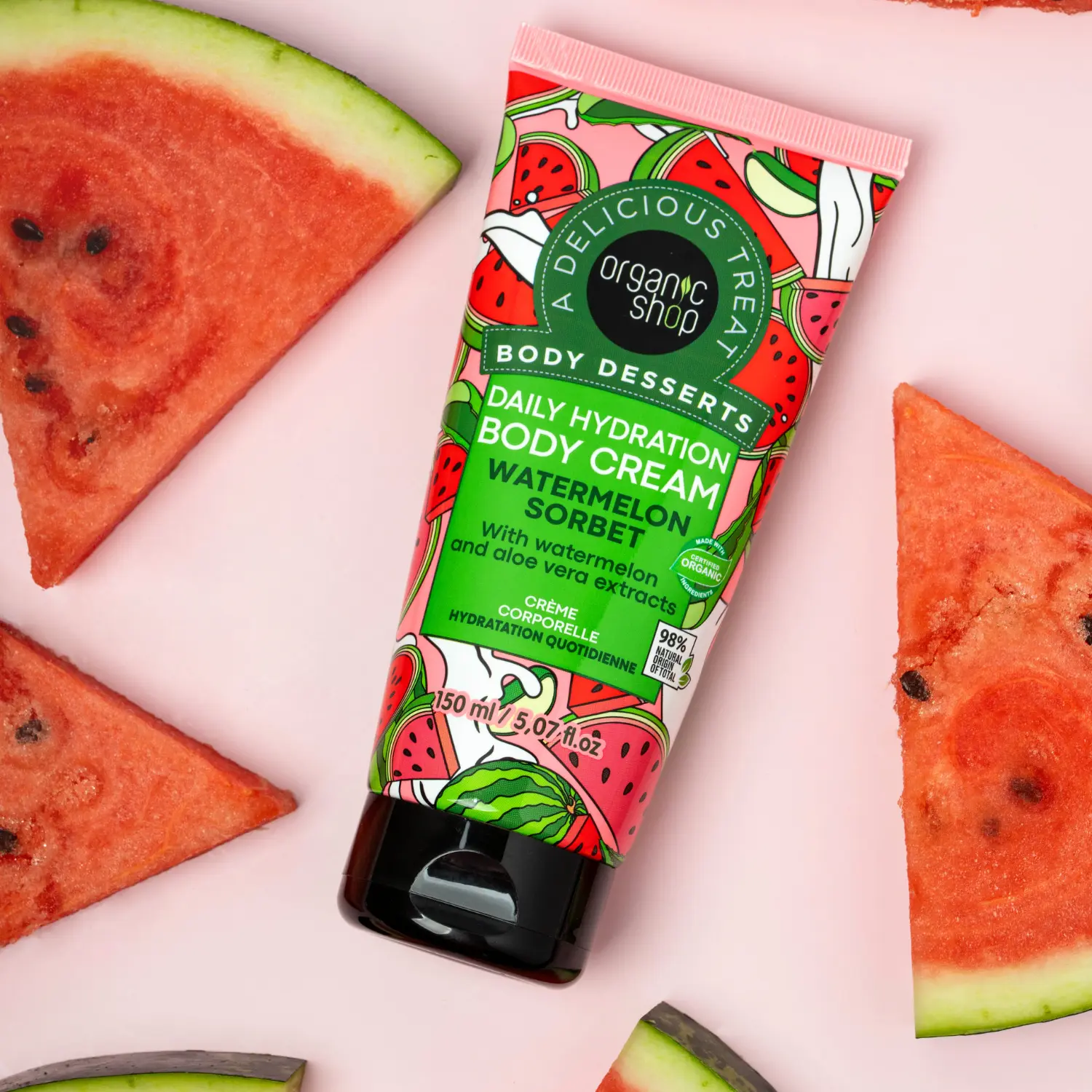 Body Desserts Daily Hydration Body Cream Watermelon Sorbet - Image 2
