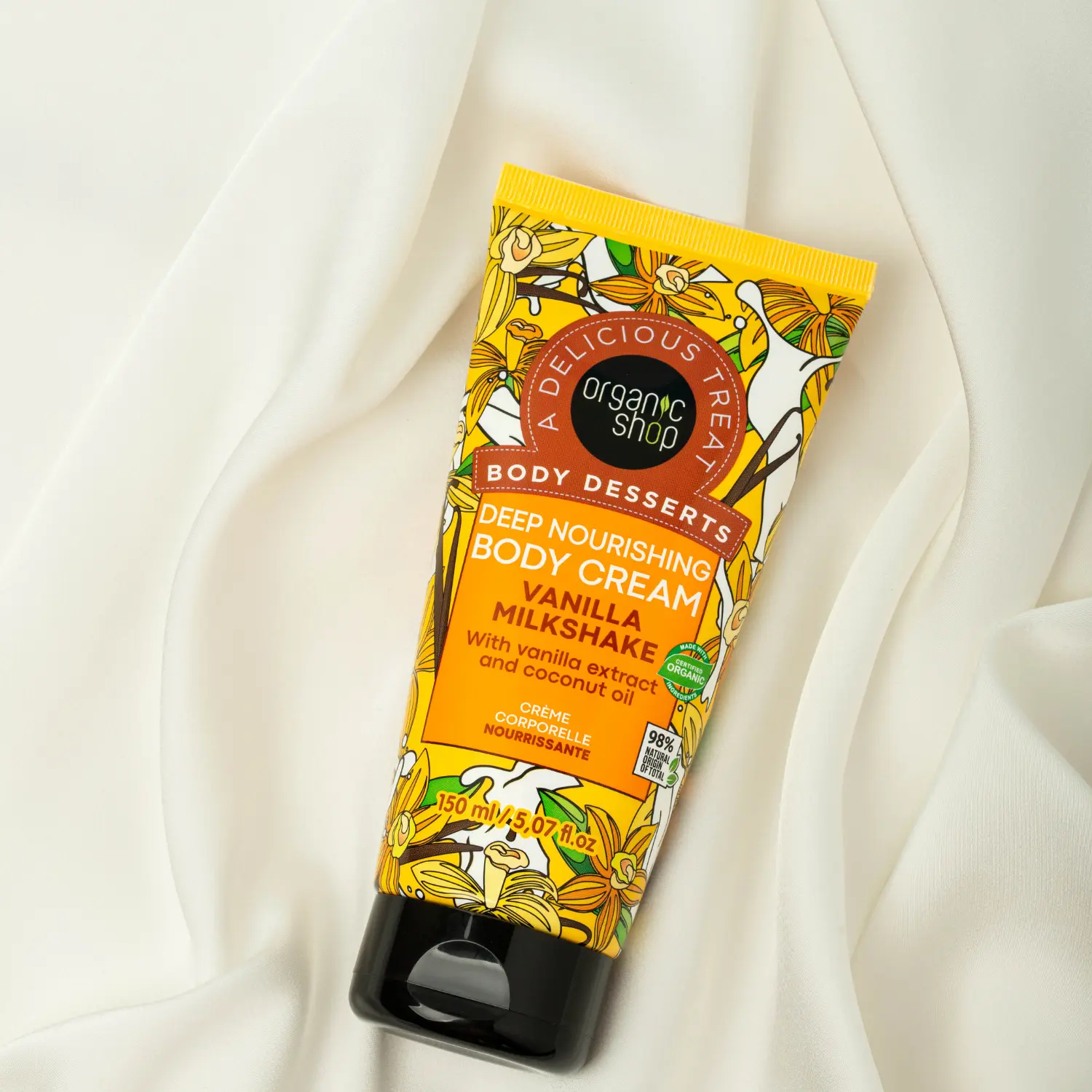Body Desserts Deep Nourishing Body Cream Vanilla Milkshake - Image 3