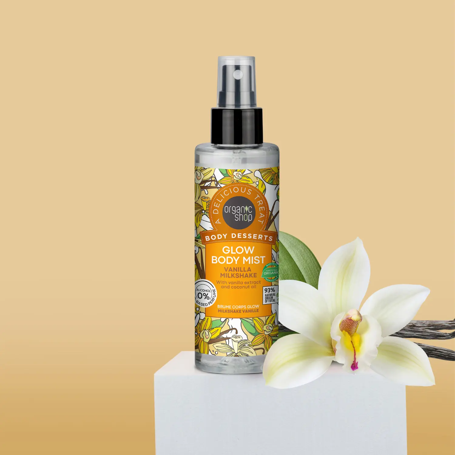 Body Desserts Glow Body Mist Vanilla Milkshake - Image 4