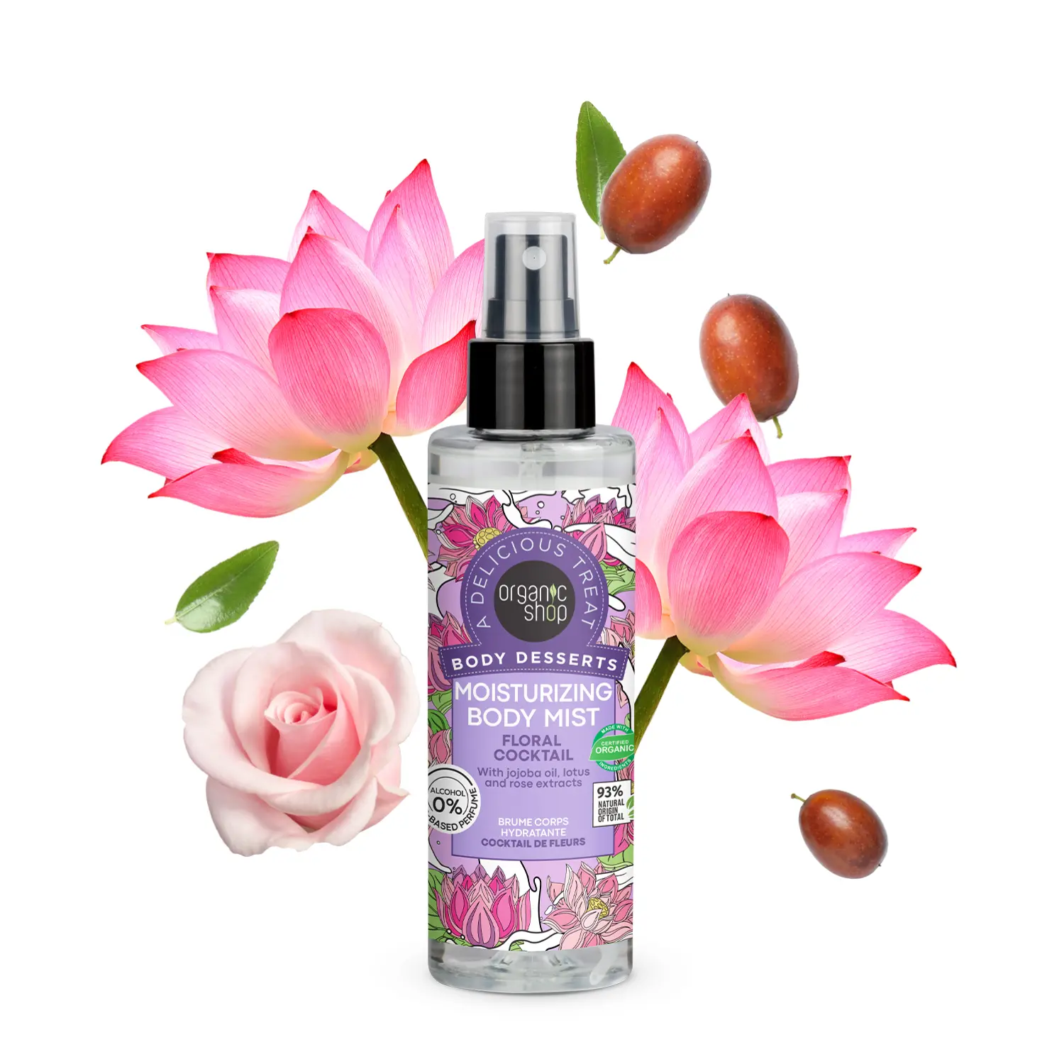 Body Desserts Moisturizing Body Mist Floral Cocktail - Image 2