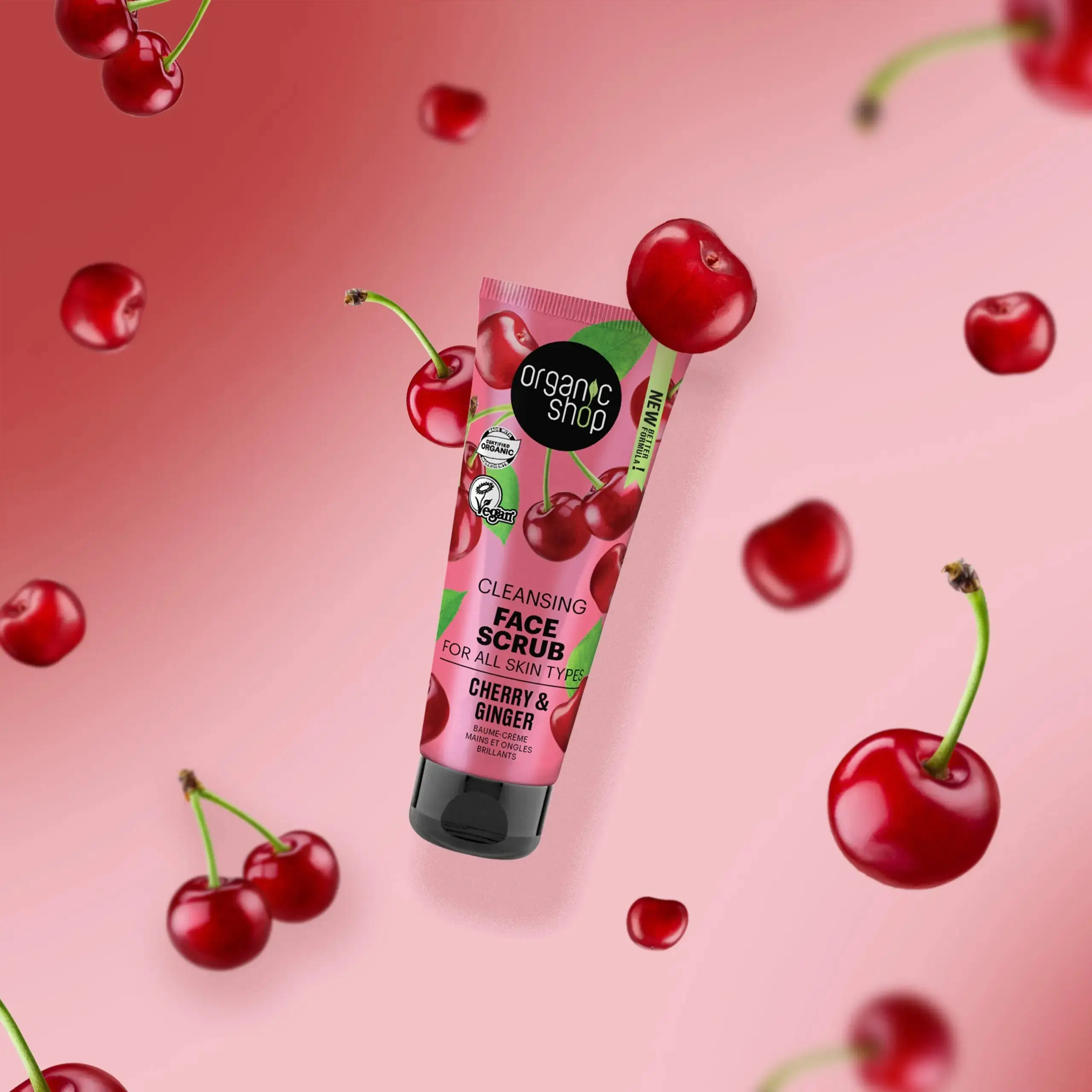 Cleansing Face Scrub Cherry & Ginger - Image 2