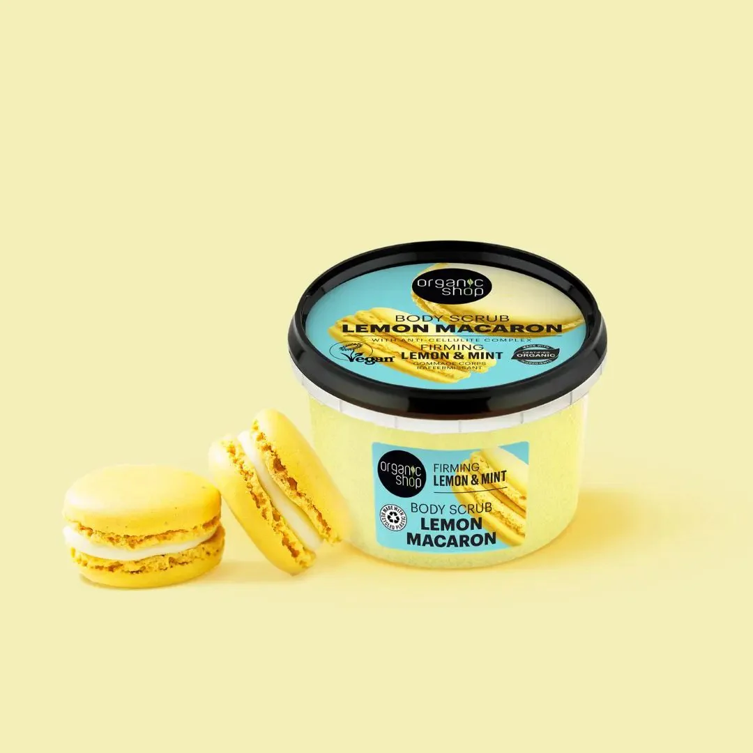 Lemon Macaron Body Scrub - Image 2