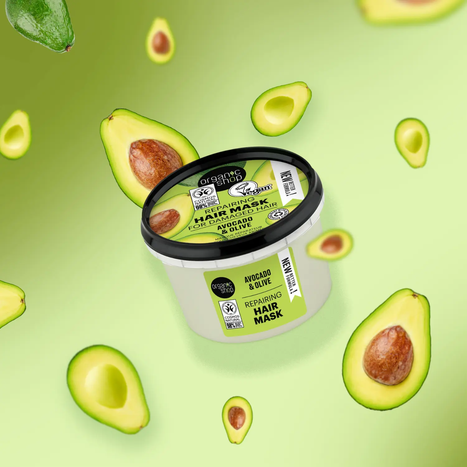 Repairing Hair Mask for Damaged Hair Avocado and Olive - Image 4