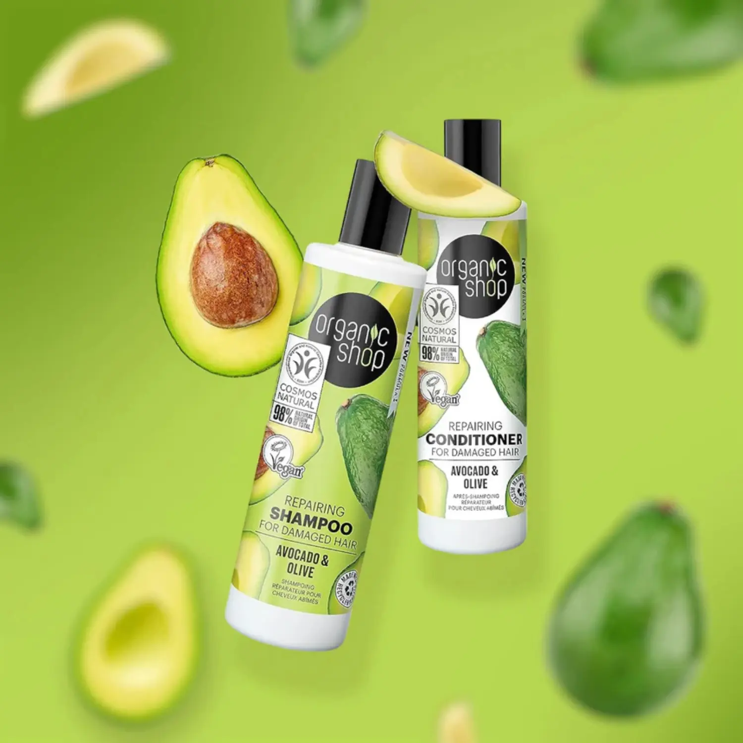 Repairing Shampoo for Damaged Hair Avocado and Olive - Image 3