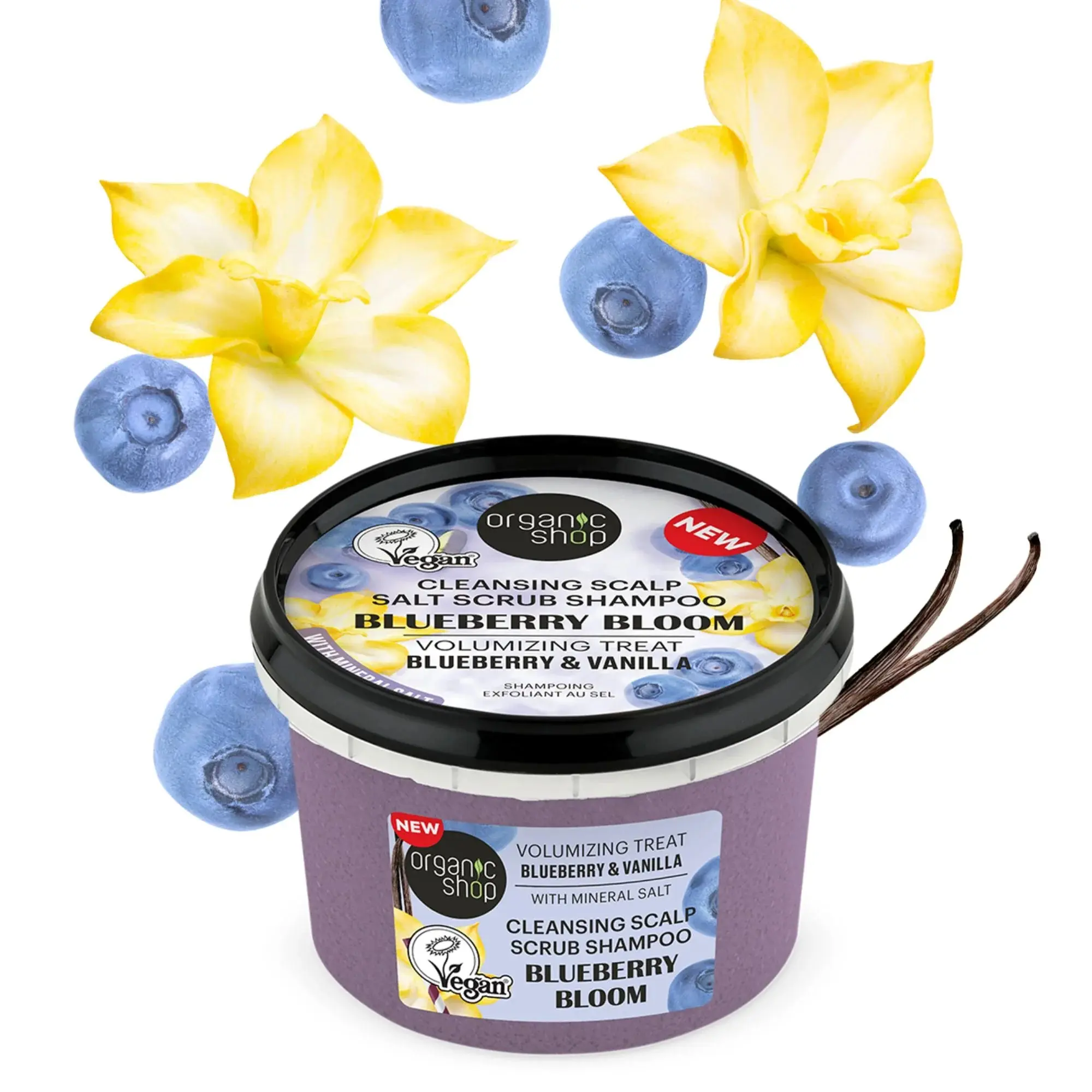 Salt Scrub Shampoo Blueberry Bloom - Image 4