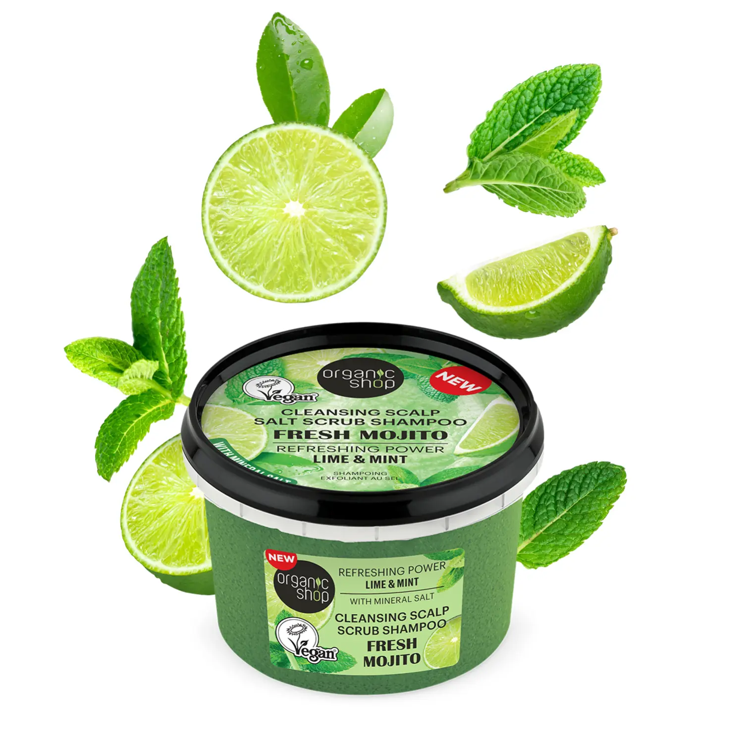 Salt Scrub Shampoo Fresh Mojito - Image 2