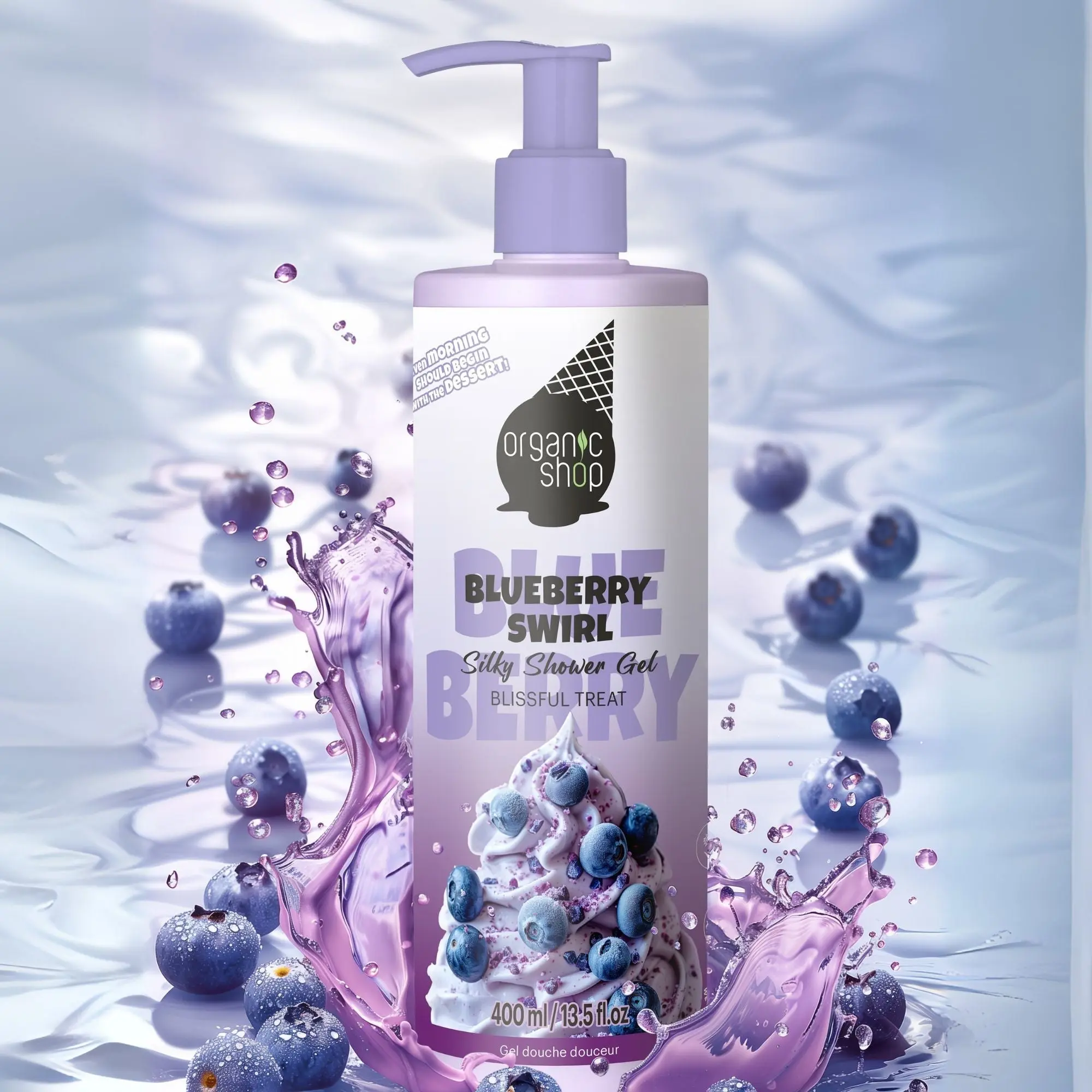 Silky Shower Gel Blueberry Swirl - Image 4