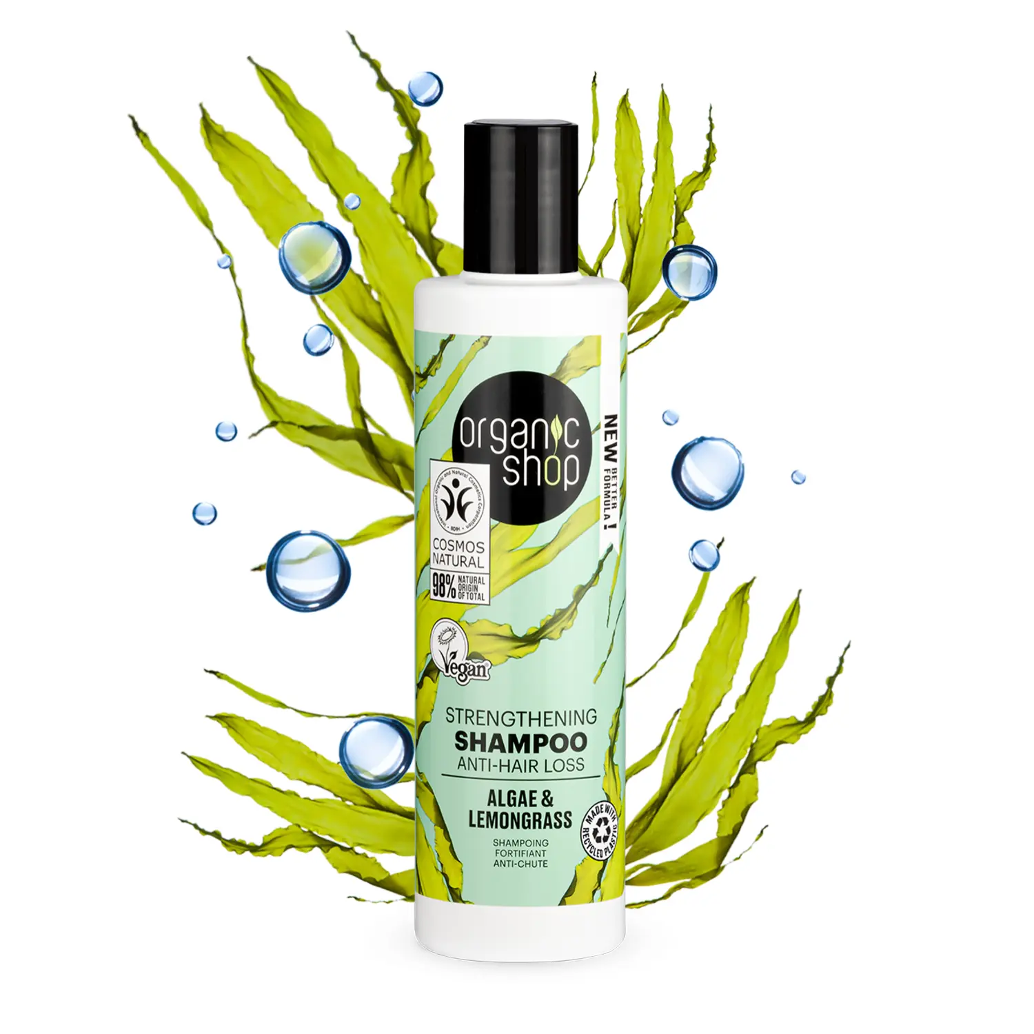 Strengthening Shampoo Anti Hair Loss Algae and Lemongrass - Image 2