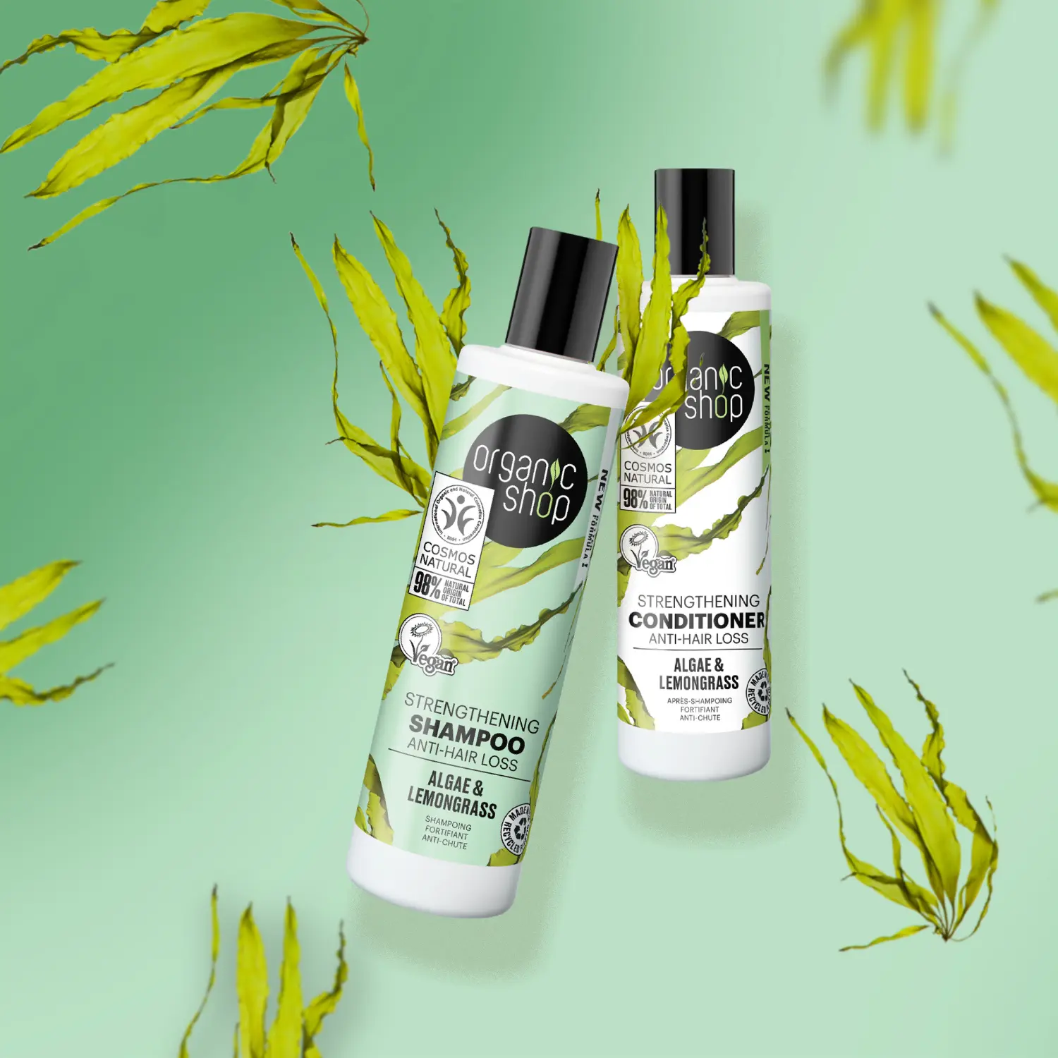 Strengthening Shampoo Anti Hair Loss Algae and Lemongrass - Image 3