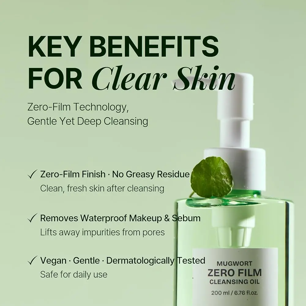 Mugwort Zero Film Cleansing Oil - Image 3