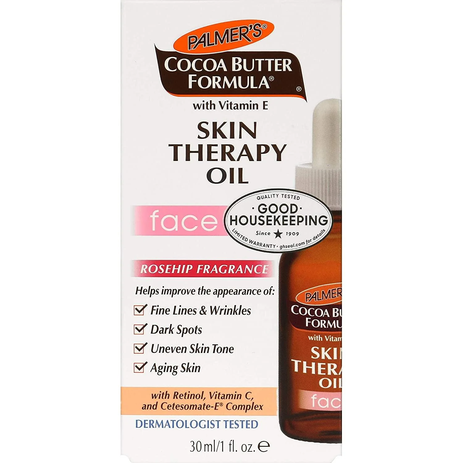 Cocoa Butter Formula Skin Therapy Oil Natural Roseship - Image 2