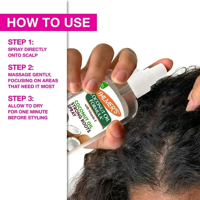 Coconut Oil Formula Moisture Boost Strong Roots Spray - Image 3