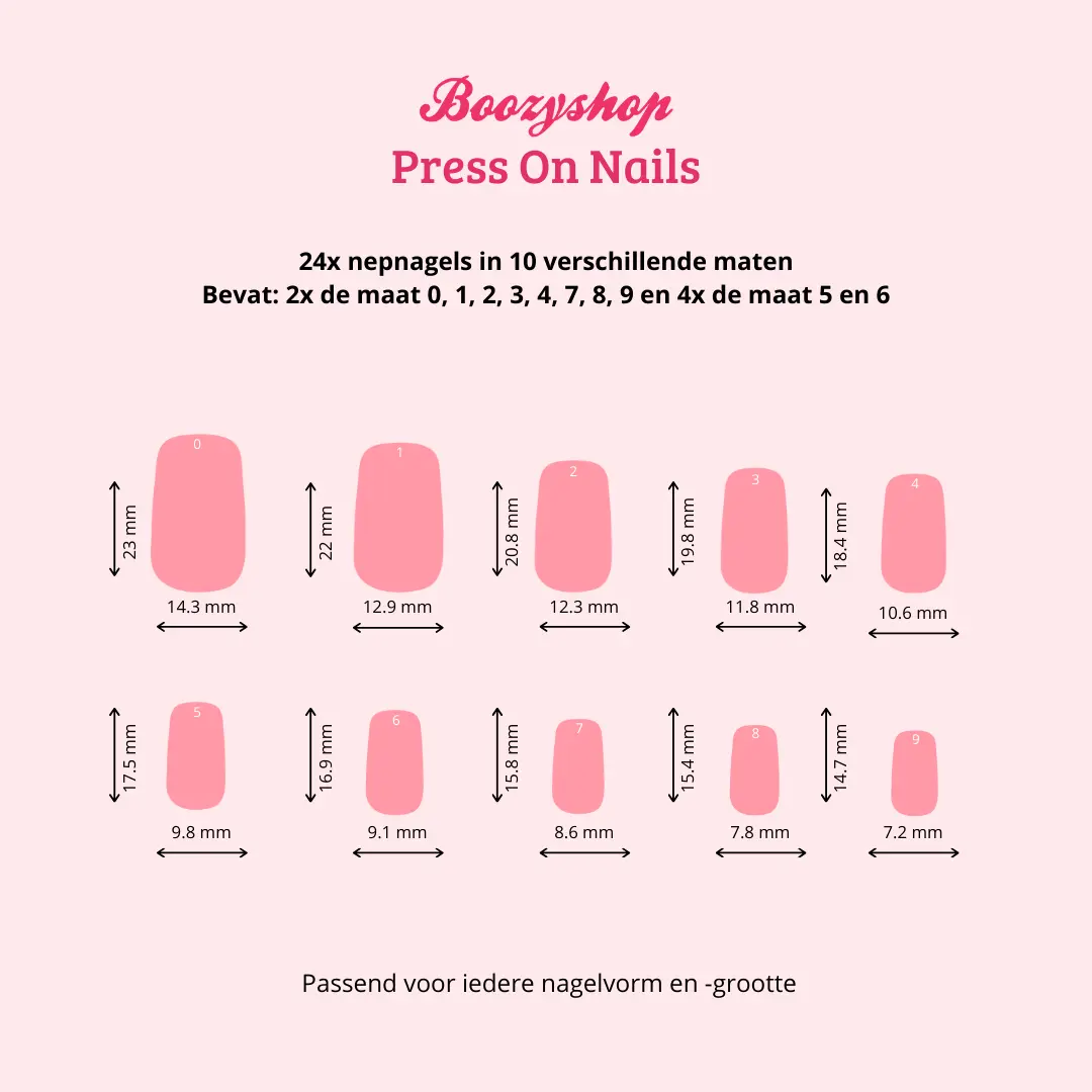 Press On French Nails Blue Waves - Image 5