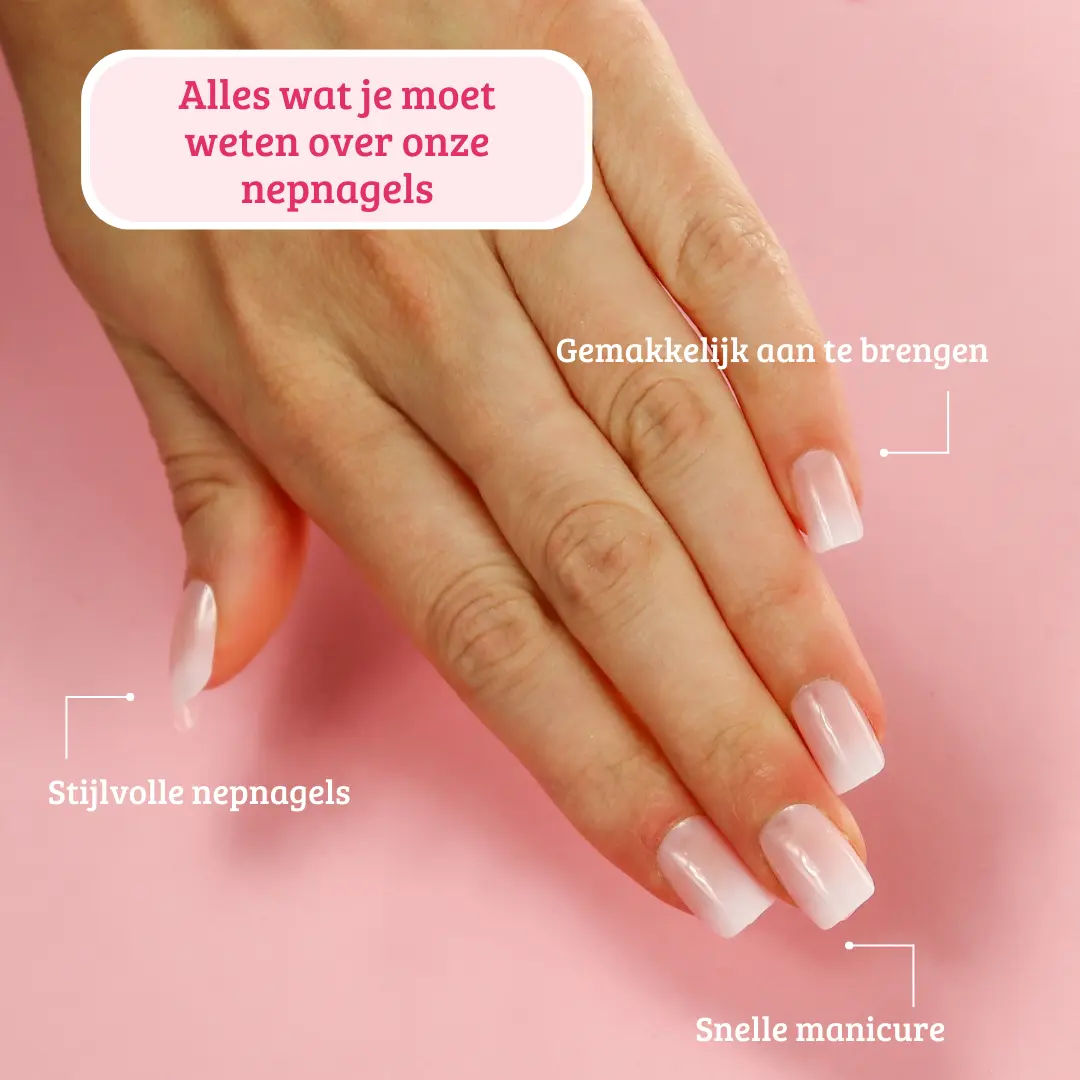 Press On French Nails Ombre Soft Pink - Image 9
