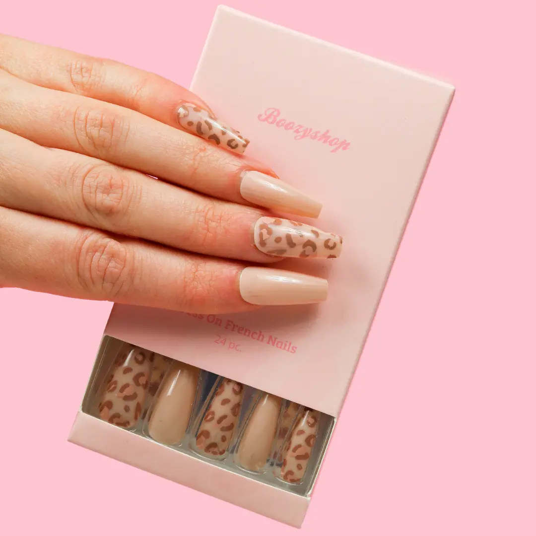 Press On French Nails Panther - Image 3