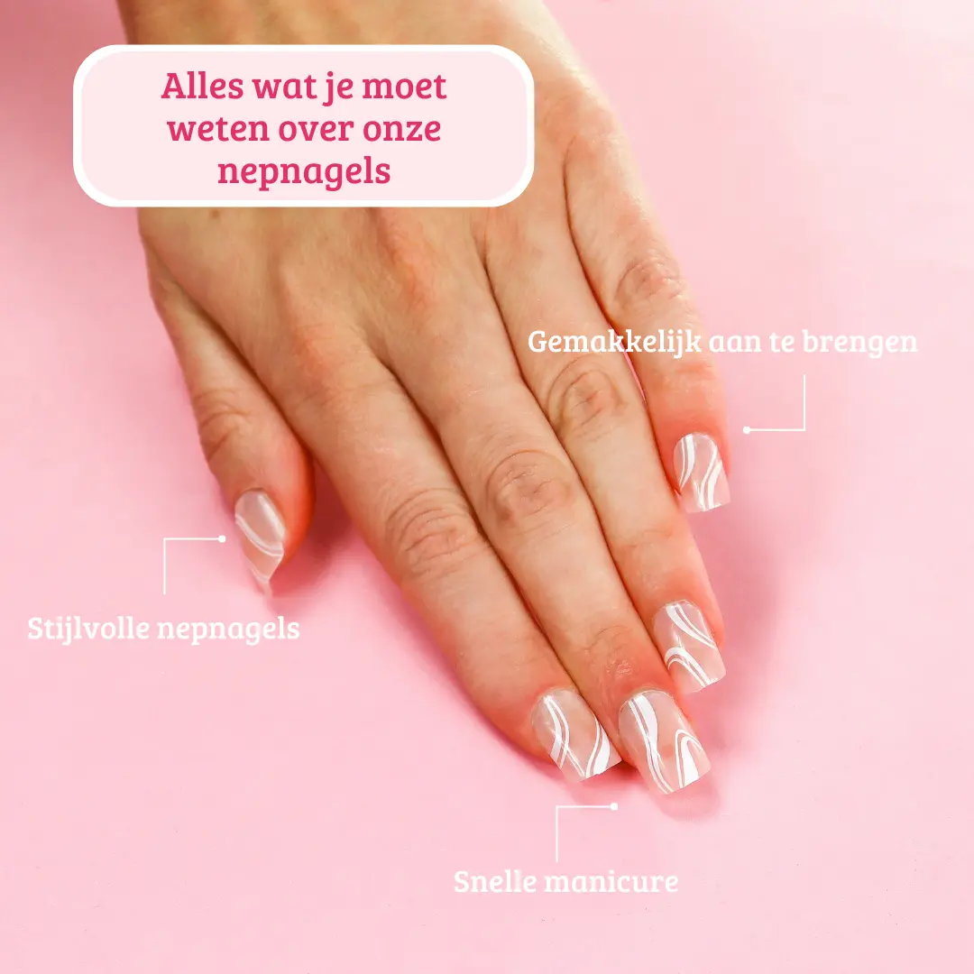 Press On French Nails Waves - Image 9