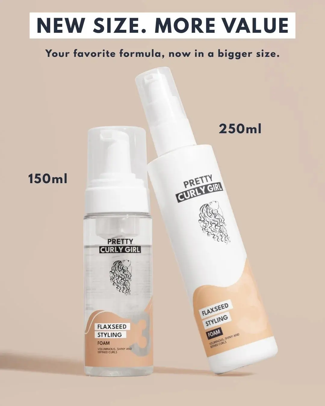 Flaxseed Styling Foam 250 ml. - Image 2