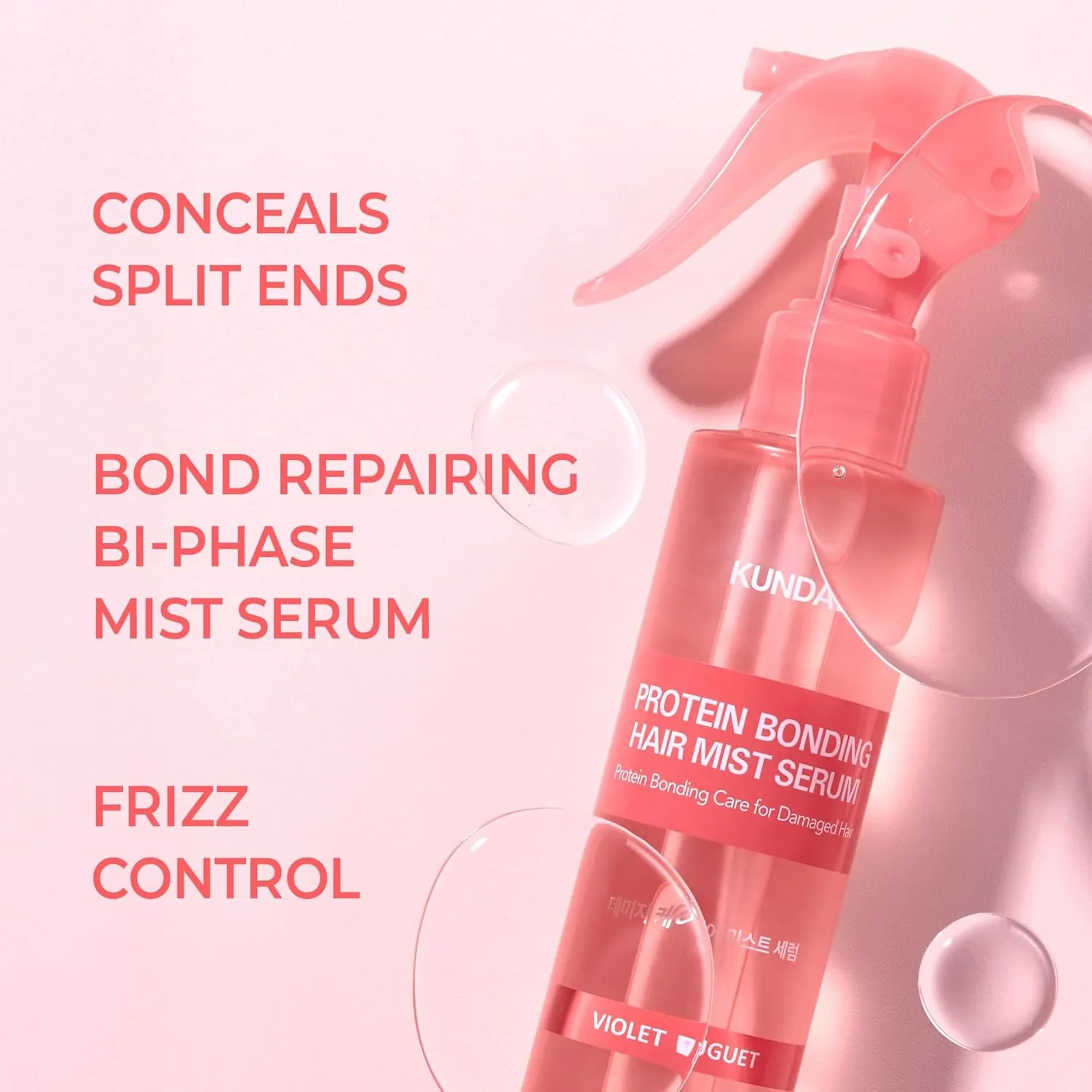 Protein Bonding Care Hair Mist Violet Muguet - Image 3