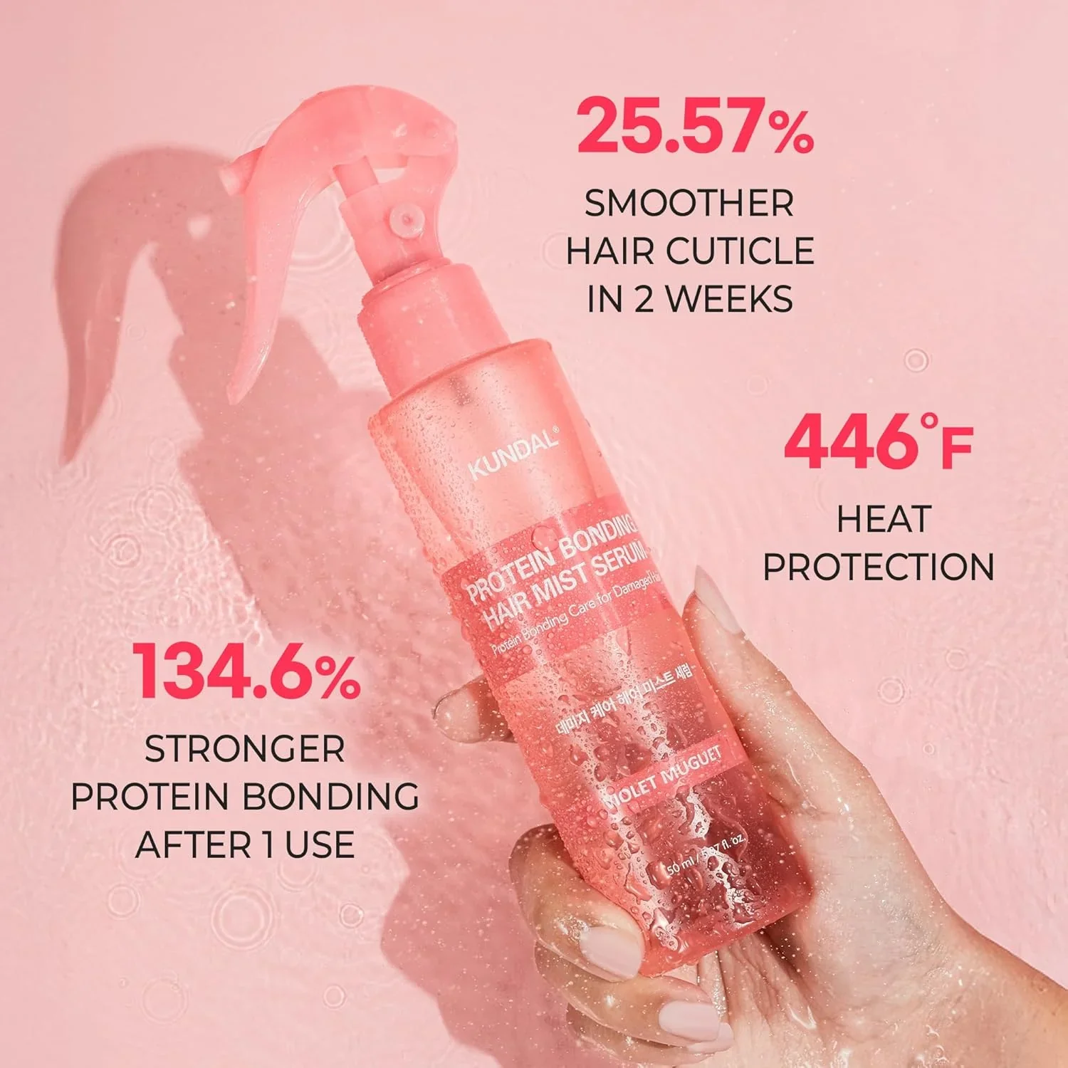 Protein Bonding Care Hair Mist Violet Muguet - Image 4