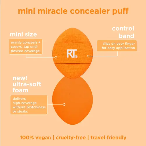 Mini Miracle Concealer Puff 6 Pack - Image 4