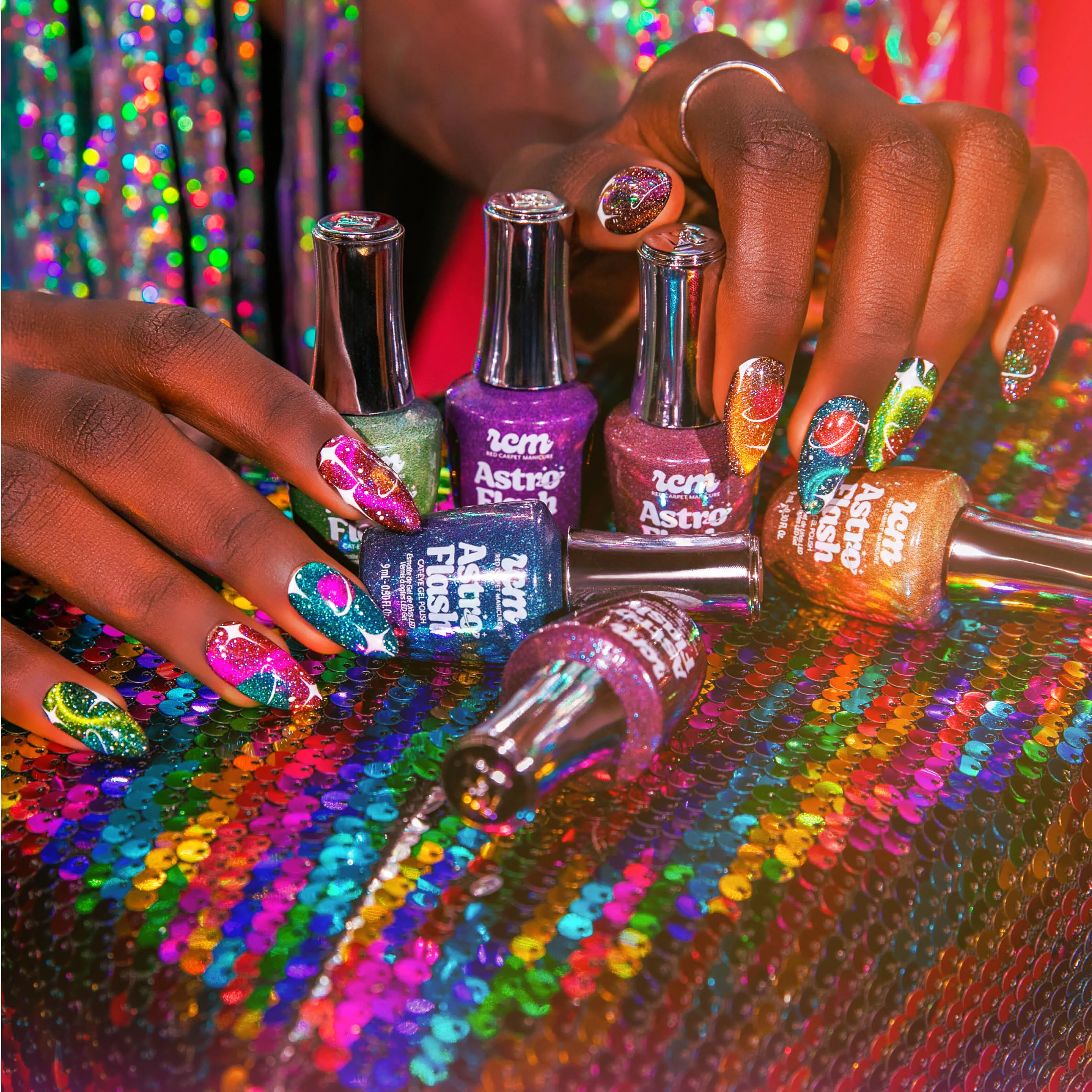 Astro Flash Cat-Eye Gel Polish Galactic Cowgirl - Image 7