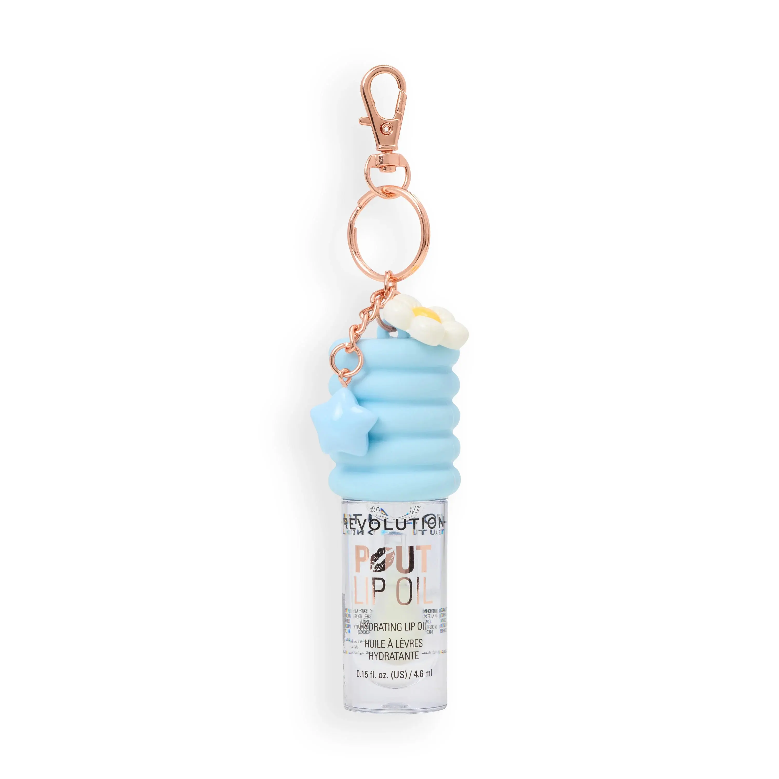 Pout Lip Oil Lychee Clear With Blue Charm - Image 2