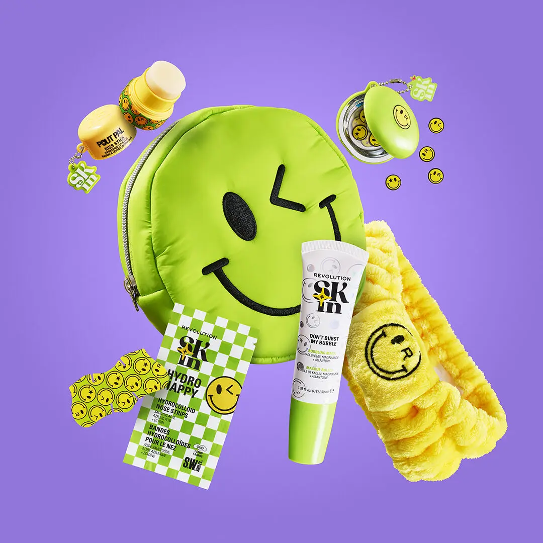 x S.W.Smiley Cloud Wrap Fluffy Skincare Headband - Image 2