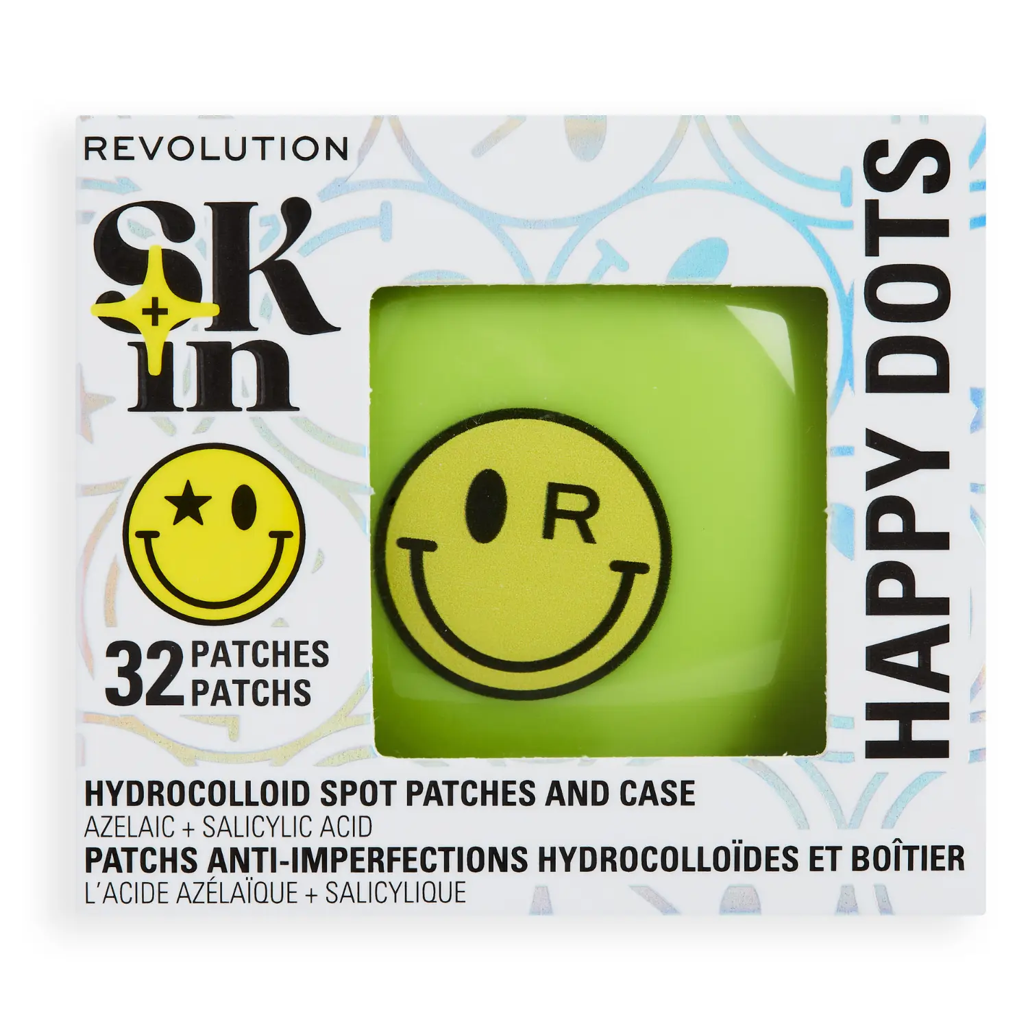 x S.W.Smiley Happy Dots Hydrocolloid Spot Patches and Case - Image 5