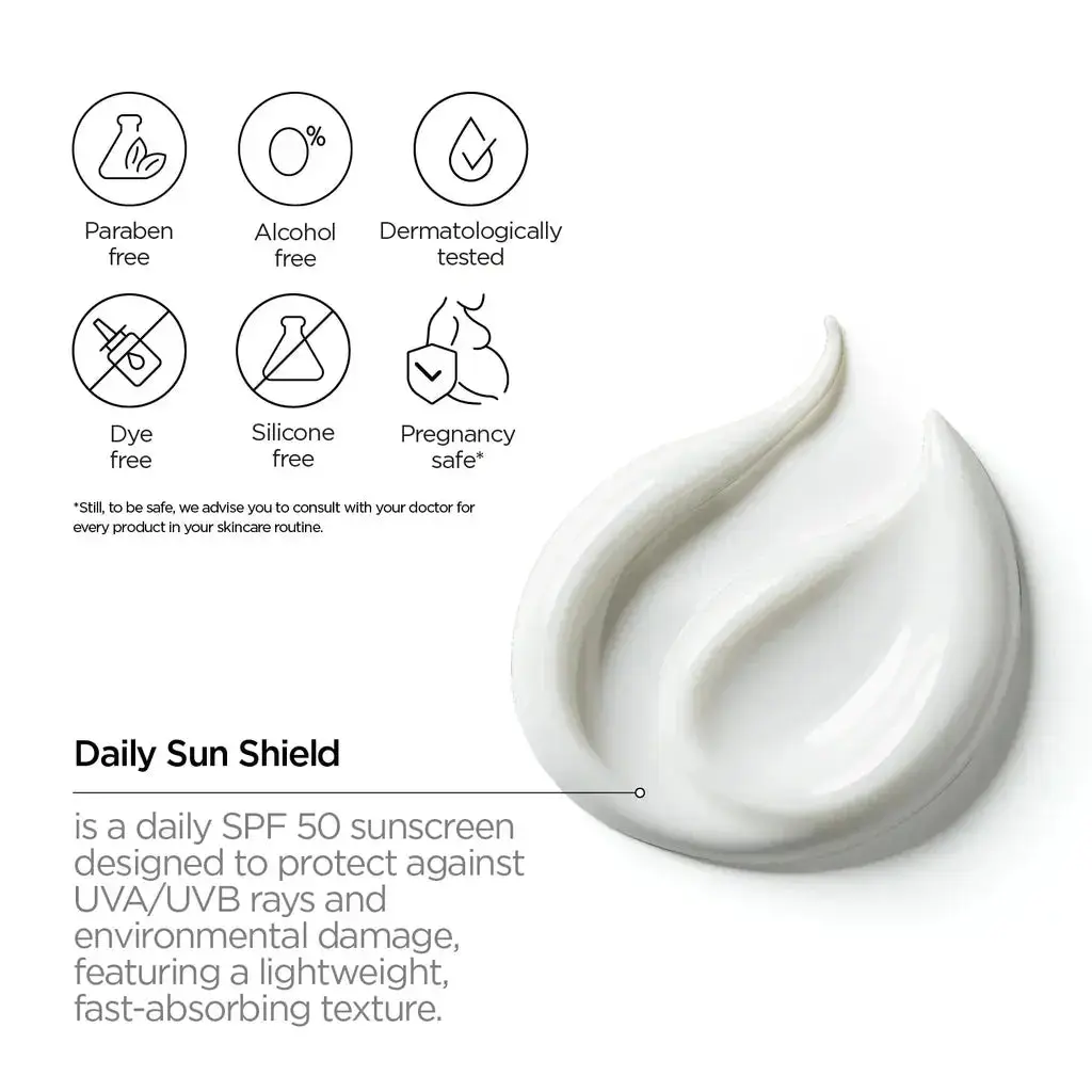 Just Daily Sun Shield SPF 50+ with Hyaluronic Acid Set - Image 4