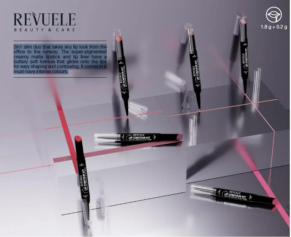 Matte Lipstick & Lip Liner 03 Mauve - Image 2